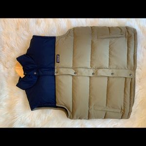 Mens Patagonia goose down bivy puffer vest size L